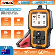 ANCEL AD410 Pro Battery Tester Engine Diagnostic Tool OBD2 Scanner Code Reader