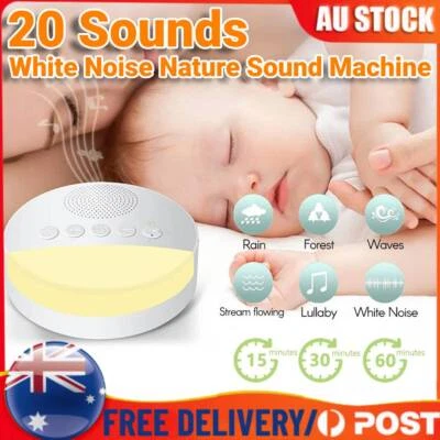 White Noise Machine Sound Machine Easysleep with 20 Soothing Sounds Night Lights