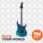 Ibanez RG120QASP-BGD Electric Guitar Blue Gradation - Belfield Music - Brand New
