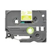 Brother TZe P-Touch Labelling Tape 12mm x 5m White on L/Green TZEMQG35