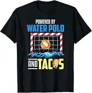 [X.Style] Water Polo Shirt Funny Taco Lover Sport Water Polo Player ds2540 T-Shirt Black
