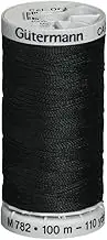 Gutermann 27090038 Extra Strong Thread 110 Yards-Black