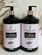 2-Pack London Fog ~ Lavender 2-in-1 Pet Shampoo & Conditioner 33 fl oz Each