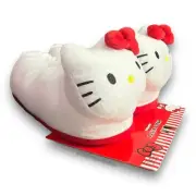 Sanrio HELLO KITTY Women's Plush Slippers Size XS/S (5-6) NWT