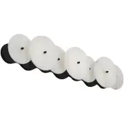 Varaluz 370B03MB Cosmos Bathroom Vanity Light Matte Black