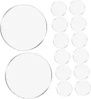 PLAFOPE Acrylic Cake Discs Round Acrylic Blanks Photo Frame Sheets Craft Making Supplies
