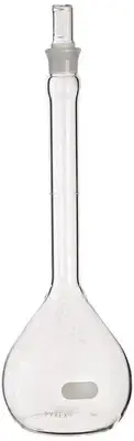Pyrex #5640-200 Borosilicate Glass Class A Volumetric Flask, 200mL