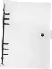 KICHOUSE 1Set Binder Cover for Loose Leaf Notebook Refillable School Notebook Protector and Easy to Clean for Office and Personal Use