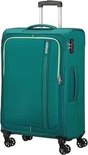 [American Tourister] Carry-On Suitcase, Blue, 28L, 1.5kg, Double Wheels, TSA Lock