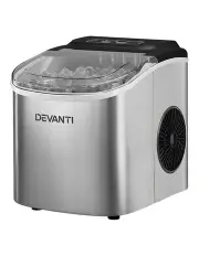 [Devanti] Ice Maker Machine w/Self Cleaning 12kg in Silver