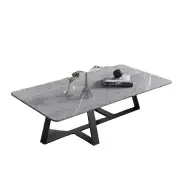 NNEOBA Modern Light Luxury Coffee Table - G and B (80x40x46cm)
