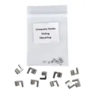 10 Pcs Dental Orthodontic Crimpable Hook Sliding Right/Left Bi-Birectional
