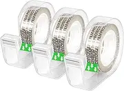Amazon Basics Double Sided Tape with Dispenser, Narrow Width, 1.27 CM x 6.4 M, 3-Pack, Translucence