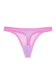 Dora Larsen Bella Tulle Thong - Lilac 6 (UK 6 / XS)