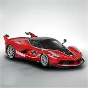 Scale Finished Model Car 1:43 for Ferrari LaFerrari FXX K Simulation Alloy Racing Car Static Metal Model Vehicles Collectibles Gift Miniature Replica Car (Size : Red 18)