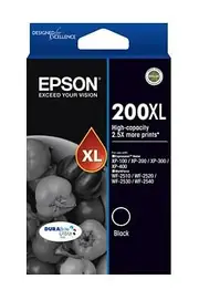 Epson 200XL DURABrite Ultra - Black Ink Cartridge [C13T201192]