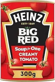[Heinz] Big Red Tomato Soup For One Vegetarian Creamy Soup Canned Soup Tinned Soup 300g