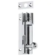7.5cm Offset Barrel Bolt, Chrome