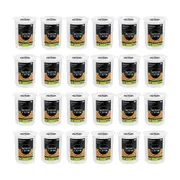 24PK Lemon & Lime Press Seal Airtight Food Storer Container 800ml 11x11x13.5cm