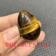 1pcNatural Tiger's eyequartz egg crystal polishing Reiki healing