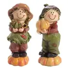 Creative Scarecrow Figurine Resin Miniature Statue Thanksgiving