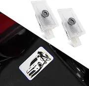 2PCS Car Door Logo Lights Projector Compatible for Charger 2010-present Courtesy LED Ghost Shadow Light Welcome Lamp Accessories (Catwoman)