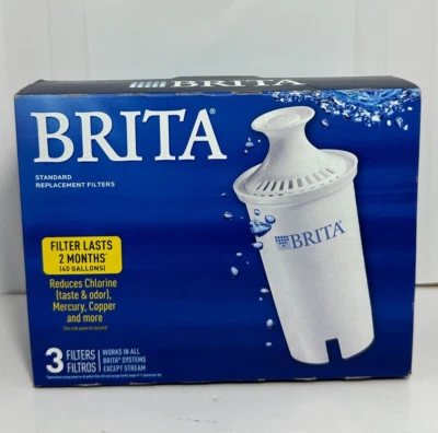 BRITA Standard Replacement Filters (3-Pack)