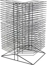 Art Drying Rack,50th Tiers Drawing Paper Drying Rack,Metal Classroom Drying Rack,Space Saving Suitable for Art Classroom Studio and Homes