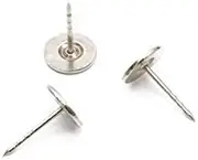 Chiloskit 1000Pcs Flathead Metal Pins for Retail Anti-Theft Equipment Shoplifting Prevention Ink & Hard Security Tags 20mm