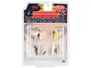 1/64 American Diorama Hang Loose - Set of 5 Pieces Diecast Plastic AD-76500