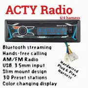 Honda Acty Plug & Play AM FM Bluetooth Streaming Radio with 6 /4 Harness