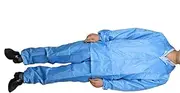 Aexit Unisex (Electrical equipment) Blue Striped Anti Static Overall Suit (71ry57qf337) Uniform L