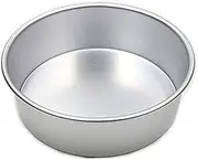 LoBake 4-12 inches Fixed Bottom Plain Round Shape Anodizing Aluminium Metal Chiffon Cake Mould Bread Mold Mousse Moulds Pans DIY Baking (10 inches)