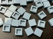 LOT 200 BRAND NEW LEGO PIECES 1x1 Brick Bulk Medium Blue Flat Smooth Tile 3070
