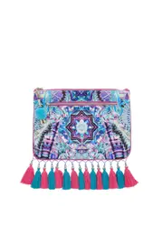 SMALL CANVAS CLUTCH THREADS OF COSMOS