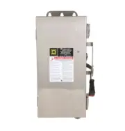 *NEW* Square D H323DS 100 Amp 240v 3P Fusible Safety SS Disconnect Switch Qty1
