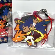 Leon & Charizard Pokemon Trainers Rubber Strap Collection - Pokemon Center (NEW)