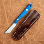 Jack Wolf Knives JWK Prickly Pear - Blue G10 Starburst - Tanto S45VN