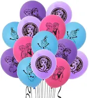 12PC Frozen Balloons Birthday Party Decorations Supplies