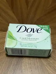 Dove Go Fresh Cool Moisture Cucumber & Green Tea Beauty Bar Soap Original Travel