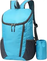 Hiking Backpack Waterproof,20L Waterproof Foldable Lightweight Backpack | Camping Gear Bag for Trail Fishing Hiking Urgency Ranch Youth Field