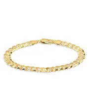 Aqua Cuban and Curb Link Chain Bracelet - Exclusive