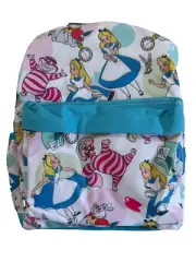 Disney Alice in Wonderland Allover Print 12" Girls Small Backpack