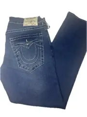 True Religion Geno Men’s Relaxed Slim Fit Blue Jeans 32x32