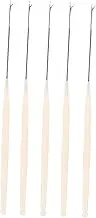 GLSTOY Bead Making Kit 5 Pack Small Crochet Needles Bead Threader Sturdy Plastic Material Save Time Effort for Home Travel