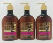 3 BATH BODY WORKS SALTED HONEY VANILLA NOURISHING HAND SOAP WASH BEE BUTTER 8OZ