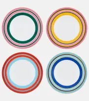 [La DoubleJ] La DoubleJ Rainbow Mix set of 8 porcelain plates