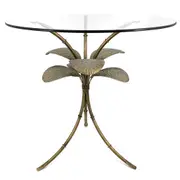 [Florabelle Living] Amari Gold Leaf Side Table