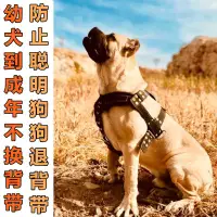 在飛比找蝦皮購物優惠-狗狗胸背帶狗拉車拖車比特犬拖重訓練寵物背心式胸背中型犬大型犬