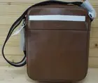 Coach F54782 Dark Sadle Leather Flight Bag Crossover, Adjustable drop NEW w/ Tag